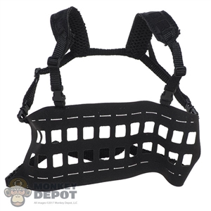 Vest: DamToys Tactical Lightweight MOLLE Chest Rig (Black)