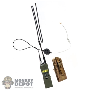 Radio: DamToys PRC-152 Radio w/In-Ear Headset w/PTT & Pouch