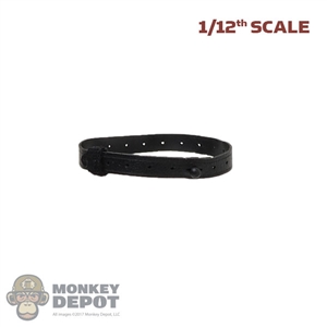 Belt: DamToys 1/12th Mens Plastic Black Belt