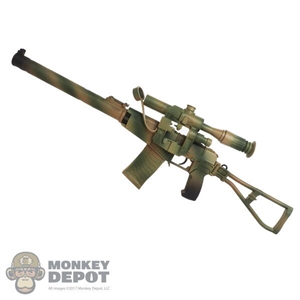 Rifle: DamToys Camo AS VAL Assault Rifle w/PSO-1 Optical Sniper Sight