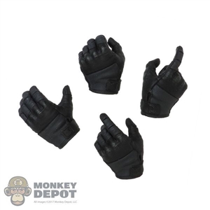 Hands: DamToys Mens Black + Grey Tactical Hand Set