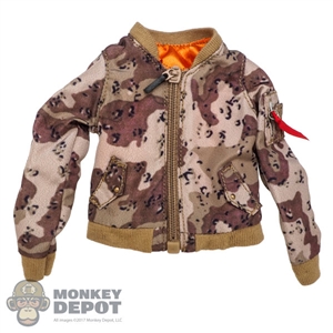 Coat: DamToys Female Chocolate Chip Camo Pilot Jacket