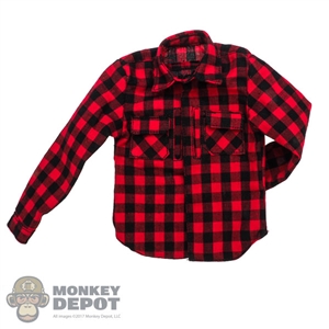 Shirt: DamToys Mens Flannel Long Sleeve Shirt