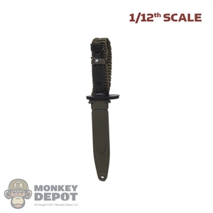 Knife: DamToys 1/12th M7 Bayonet w/Scabbard (Knife can not be removed)