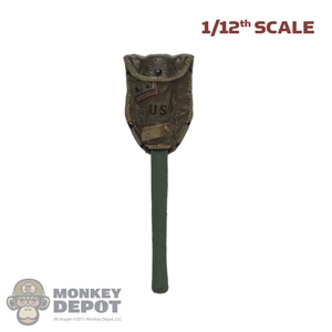 Shovel: DamToys 1/12th Molded M1956 Entrenching Tool w/Cover
