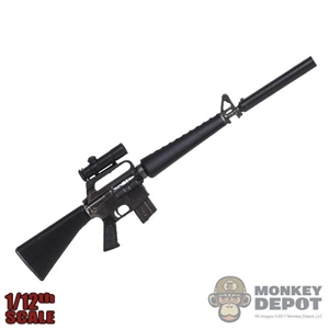 Rifle: DamToys 1/12th M16A1 Rifle w/Suppressor + Scope