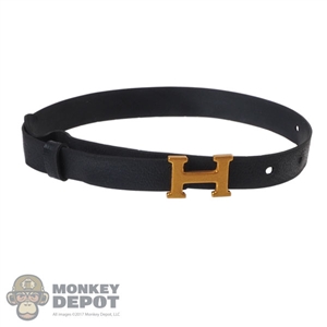 Belt: DamToys Mens Leatherlike Belt w/Buckle