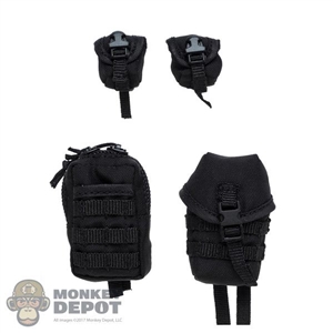 Pouch: DamToys 4 Piece Black Pouch Set (MOLLE)