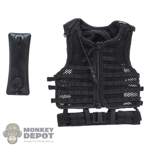 Vest: DamToys Mens Camelbak Delta 5 Tactical Hydration w/Pouch, Tube + Belt