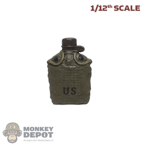 Canteen: DamToys 1/12th Molded M1956 Canteen w/Pouch