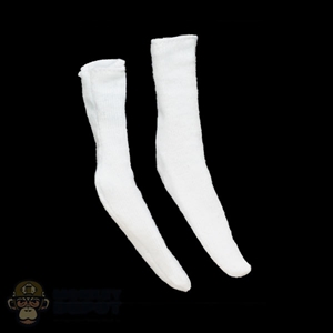 Socks: DamToys Mens White Socks