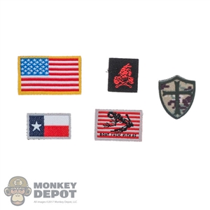 Insignia: DamToys 5 Piece Patch Set