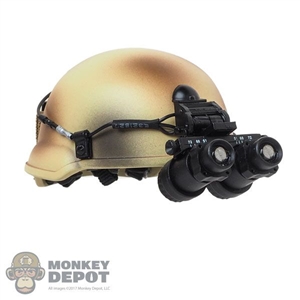 Helmet: DamToys Mens MICH 2002 w/AN/AVS-9 NVB + Battery Pack
