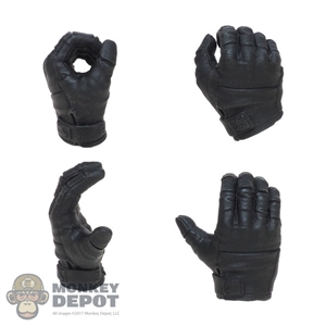 Hands: DamToys Mens Molded Black Tactical Hand Set