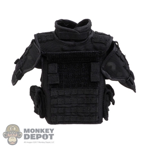 Vest: DamToys Mens Eximius Body Armor w/Shoulder Pads and Groin Protector