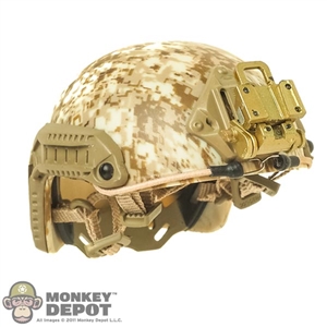 Helmet: DamToys Mens Fast Maritime (AOR1) w/L4G32 NVG Mount