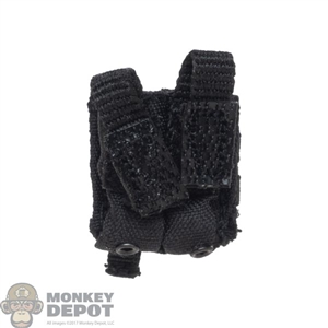 Pouch: DamToys Black Double Pistol Mag Pouch (Ammo Not Included)