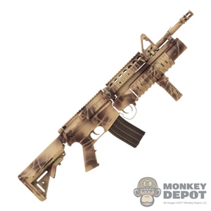 Rifle: DamToys M4 w/M203 Grenade Launcher + Grip (Camo)