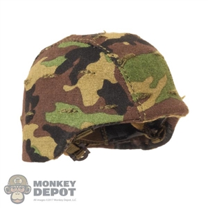 Helmet: DamToys Mens PASGT w/Woodland Camo PASGT Cover