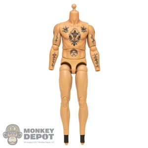 Figure: DamToys Spade A David Tattooed Body w/Ankle Pegs