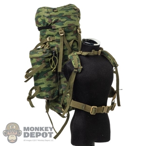 Pack: DamToys Raid Bergen MOLLE Backpack 60+20 L (Flora Camo)