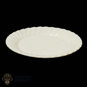 Dish: DamToys White Plate