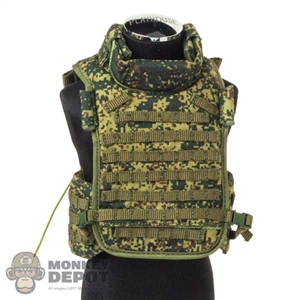 Vest: DamToys Mens 6B45 MOLLE Armor Vest (Digital Flora)