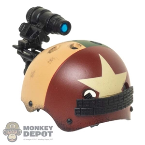 Helmet: DamToys Mens PT Protection Helmet (Texas Flag Painting)