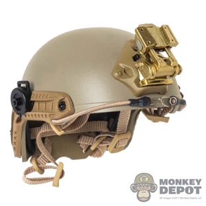 Helmet: DamToys Mens Fast Ballistic High Cut w/Rail Adapters