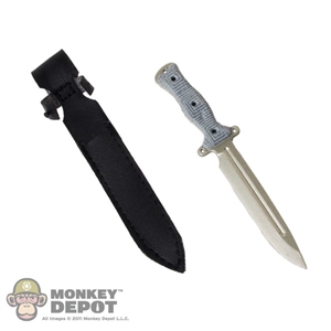 Knife: Double Play Fixed Blade w/Sheath