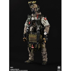 Boxed Figure: Easy & Simple NSWDG MFF Insertion -- High Altitude Military Parachuting (ES-26001)