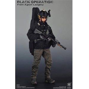 Boxed Figure: Easy & Simple Black Operation Field Agent Langley (ES-26002)