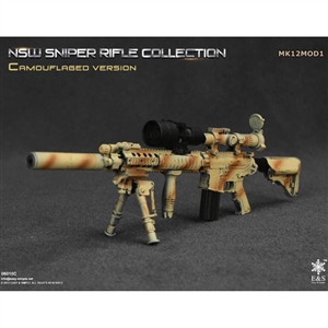 Rifle Set: Easy & Simple NSW Sniper Rifle MK12MOD1 (ES-06010-CB)