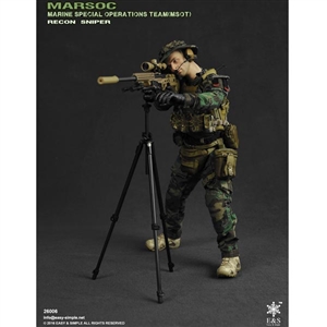 Boxed Figure: Easy & Simple MARSOC MSOT Recon Sniper (26006)