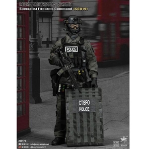 Boxed Figure: E&S British Specialist Firearms Command Shieldman (ES-26017S)