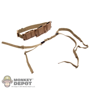 Holster: Easy & Simple Battle Belt w/Ammo Holsters & Suspenders