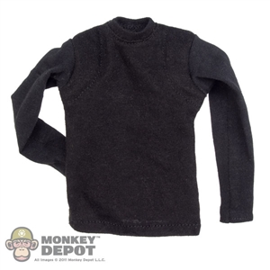 Shirt: Easy & Simple Black Long Sleeve Shirt