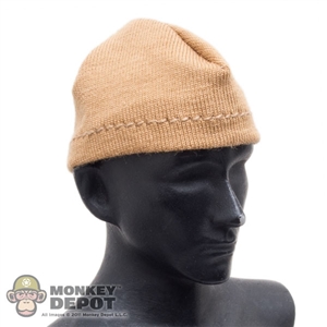 Hat: Easy & Simple Tan Beanie