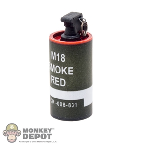 Grenade: Easy & Simple M18 Red Smoke Grenade