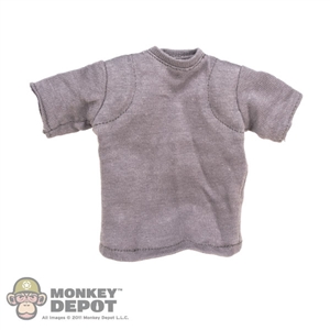 Shirt: Easy & Simple Gray T-Shirt w/Padding