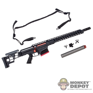 Rifle: Easy & Simple MRAD Short Barrel Sniper Rifle w/Silencer & Sling