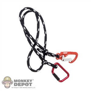 Rope: Easy & Simple Black/White Rope w/D-Ring