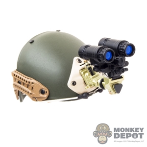 Helmet: Easy & Simple Airframe w/INVG Mount PVS-31 NVG & Remote Battery Pack