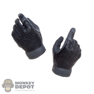 Hands: Easy & Simple Molded Black Mechanix Gloved Hands