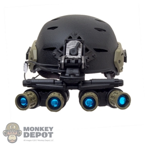 Helmet: Easy & Simple Exfil Carbon w/GPNVG-18 (AVS Version) & Remote Battery