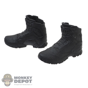 Boots: Easy & Simple Blacked Out Molded Tactical Boots