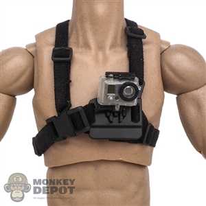 Camera: Easy & Simple Sports Camera w/Harness + Chest Mount