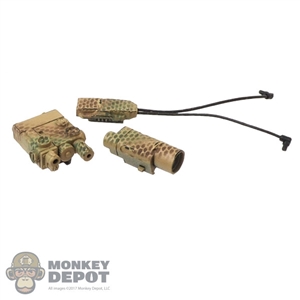 Sight: Easy & Simple Insight PEQ w/M3X Tactical Light & Dual Pressure Switch (Camo)