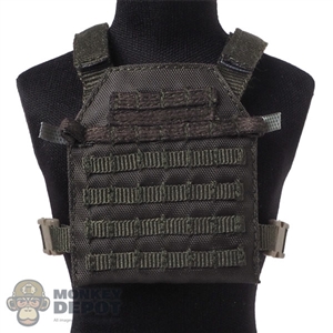 Vest: Easy & Simple Mens OD Green Plate Carrier Vest