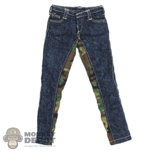 Pants: Easy & Simple Mens Camo Hybrid Combat Jeans